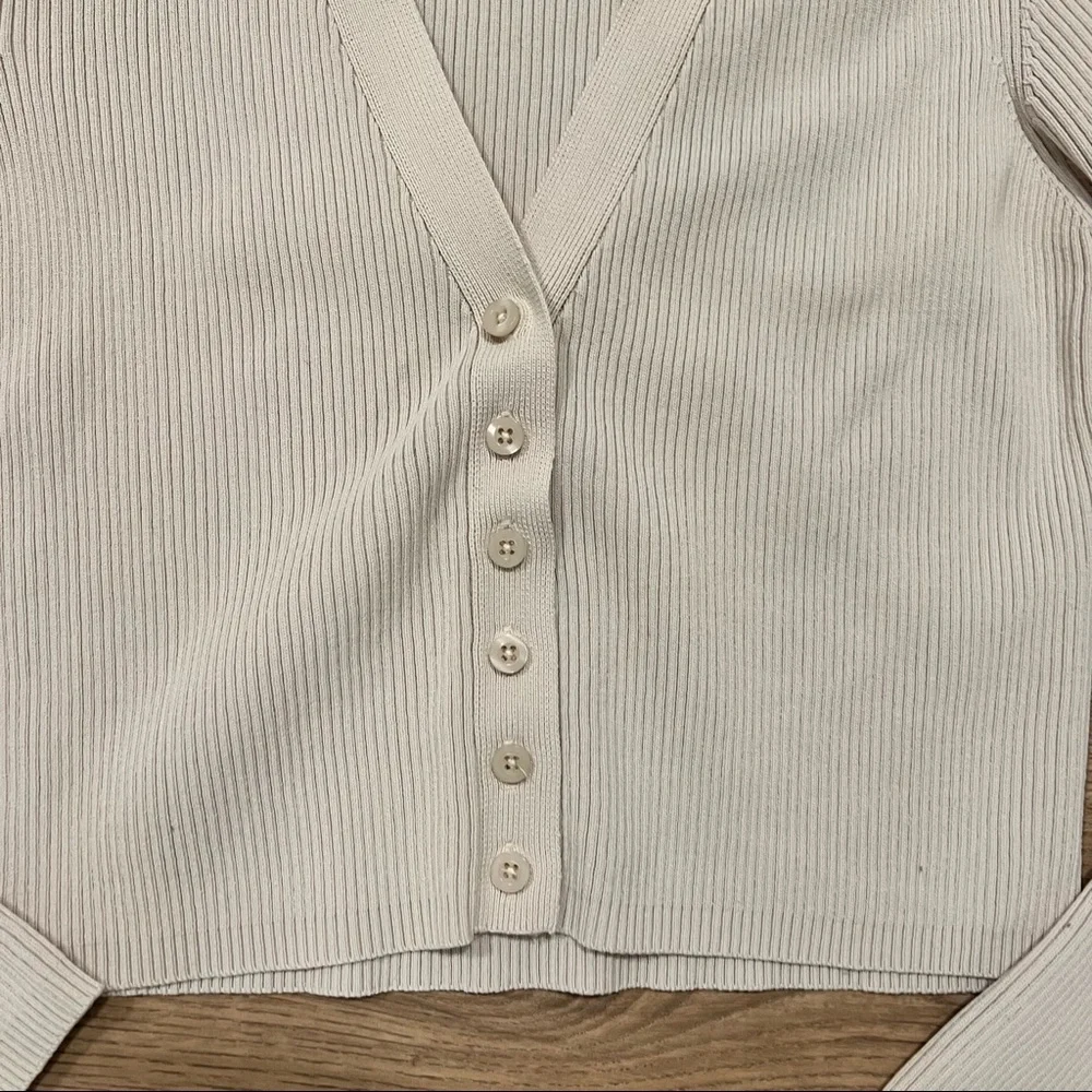 Zara Ribbed Cardigan - Picture 2 of 4
